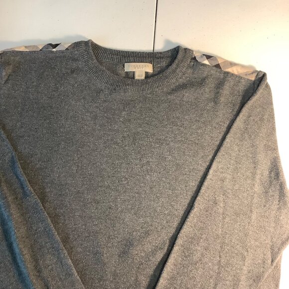 ✨ Burberry Brit Women’s Top – Size M – Gray w/ Shoulder Details – Soft + Chic - Picture 10 of 13